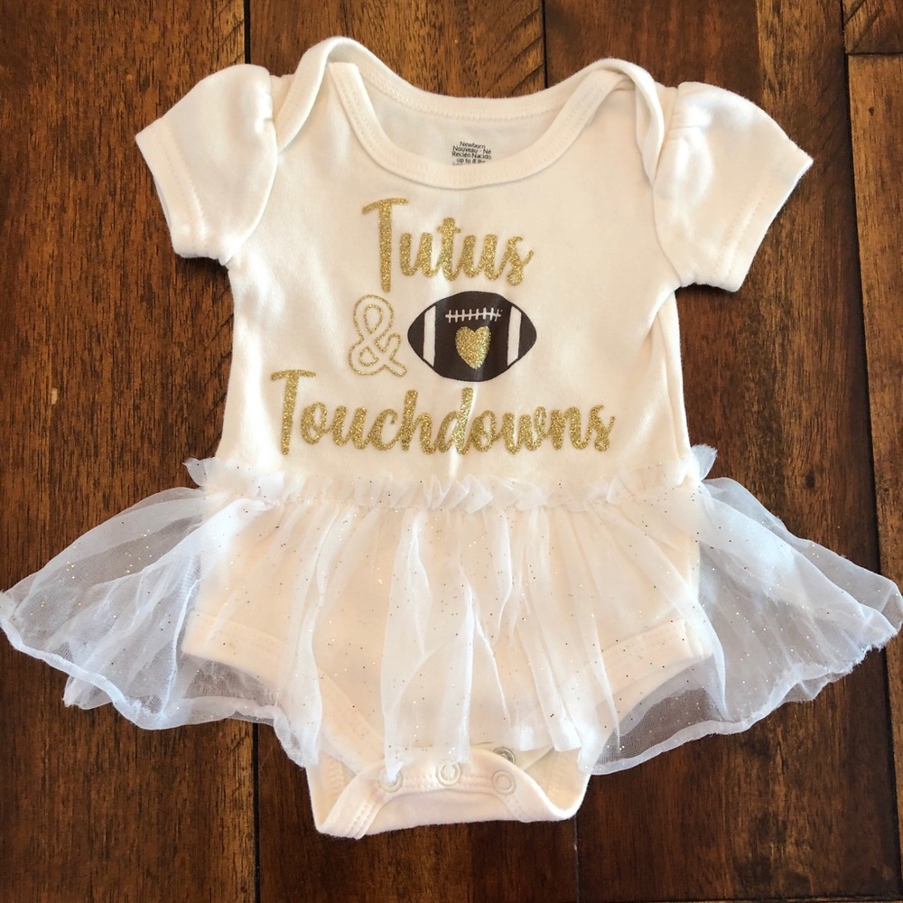 White Tutu onesie